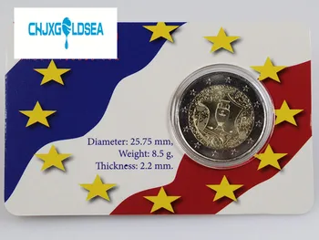 2016 m. prancūzijos Europos Futbolo Čempionato monetų 2 eurų pristatyti originalią dovaną