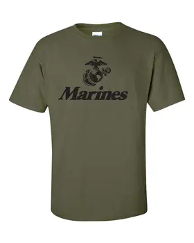 2018 Mados Medvilnės marškinėliai Marine Corps JAV Jungtinių valstijų Jūrų pėstininkas jav Karinių vyriški Marškinėliai, 426