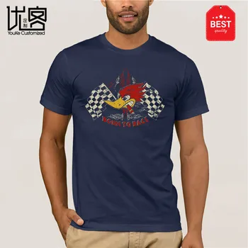 2018 m. Vasaros Mados Stiliaus T-Shirt vyrai GIMĘ LENKTYNIAUTI Hot Rod Muscle Car Cafe Racer Chopper Užsakymą V8 Retro Tee marškinėliai