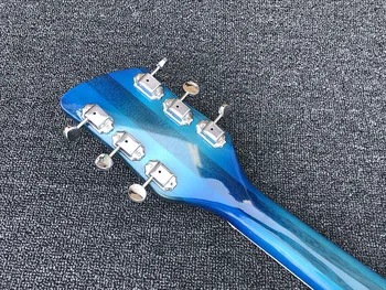 2019 Aukštos kokybės 6 Styginiai Elektrinė Gitara, Ricken 360 Elektrinė Gitara,Juoda Sprogo kūną su Raudonmedžio fingerboard,nemokamas pristatymas