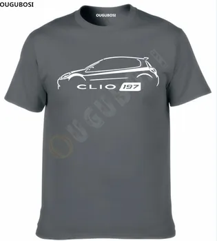 2019# CLIO SPORT 197 TAURĖS CLASSIC CAR T-SHIRT