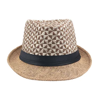 2019 Didmeninė Vasaros Džiazo Bžūp Paplūdimio Šiaudų Kepurės Fedora Skrybėlės Vyrų Panama nuo Saulės Skrybėlę Vyrai Moterys