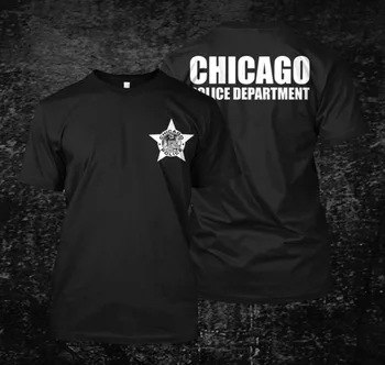 2019 Dizaino Mens Marškinėlius Viršūnės Vasarą Juokingas Cool T-Shirt Čikagos Policijos Departamentas - Custom VYRIŠKI T-Shirt Teefitness T-Shirt
