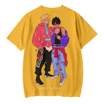 2019 NAUJAS 3D BANANŲ ŽUVŲ mados Marškinėlius Geltona Kpop Atsitiktinis karšto Stiliaus Berniukų ir Mergaičių Tshirts tendencija Vasaros Anime Minkštas Vaikai Marškinėlius