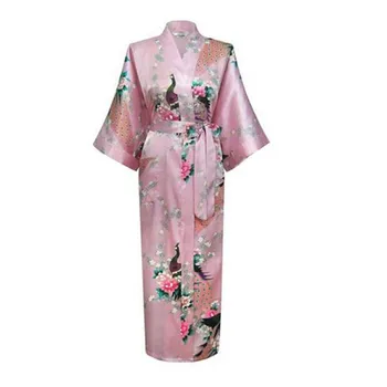 2019 Seksualus Japonijos Gėlių Kimono Suknelę, Suknelė Moteriškas Apatinis Trikotažas, Chalatas Ilgas Mantijas Sleepwear Sauna Kostiumas Plius Dydis