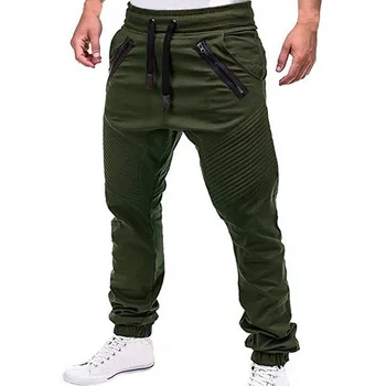 2019 Vyrų Kelnės Hip-Hop Haremas Poilsiu Kelnės Laisvalaikio Vyriškos Kelnės Mens Poilsiu Kietosios Multi-pocket Pants Sweatpants M-4XL