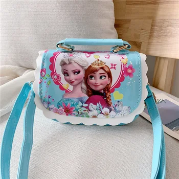 2019 naujas Disney pu nešiojamosios rankinės vaikų maišą mados krepšys animacinių filmų pečių maišą, sušaldyti rankinės