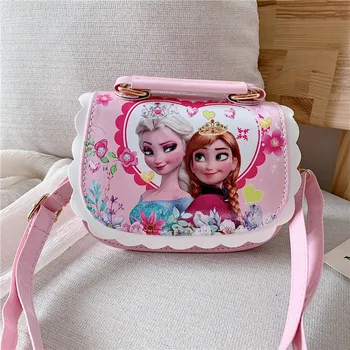 2019 naujas Disney pu nešiojamosios rankinės vaikų maišą mados krepšys animacinių filmų pečių maišą, sušaldyti rankinės