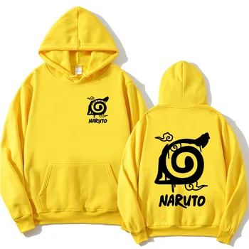 2020 Karšto Anime Naruto Hoodies Vyrų Ir Moterų Mados Gatvės hip-Hop Harajuku Naujas Aukštos kokybės Naruto Hoodies Ir Palaidinukė