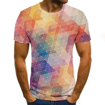 2020 Kūrybos spausdinimas 3D T-shirt vyrams ir moterims mielas marškinėliai poliesteris print T-shirt 3D T-shirt vasaros kietas drabužius