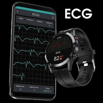 2020 L13 SmartWatch EKG+PPG IP68 Vandeniui 