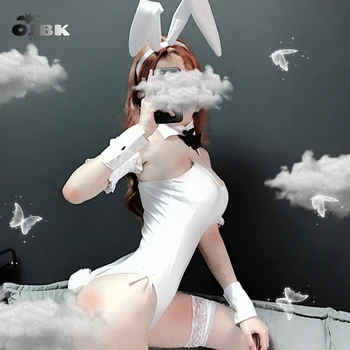 2020 M Sexy Bunny Mergina Cosplay Kostiumai, Triušio Moteris Dirbtiniais Odos Medžiagą, Erotinį Rinkinį Aukštos Kokybės Komiksų Paroda Kawaii Apranga