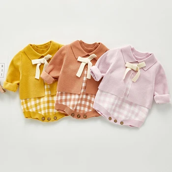 2020 Megztiniai Vaikams Drabužių Rinkinys Princess Cardigan+ Romper Palaidinė Kūdikių Drabužiai, Kūdikių Mergaičių Drabužių Rudens-Žiemos Kostiumas Kūdikių Apranga