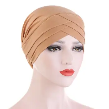 2020 NAUJAS musulmonų underscarf kepurės kaktos kryžiaus ruožas vidinis hijabs moteriška skarelė variklio dangčio ponios galvos apsiaustas turbaną femme