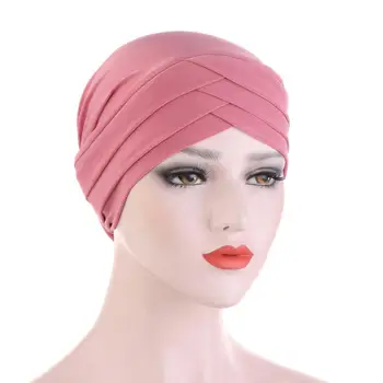2020 NAUJAS musulmonų underscarf kepurės kaktos kryžiaus ruožas vidinis hijabs moteriška skarelė variklio dangčio ponios galvos apsiaustas turbaną femme