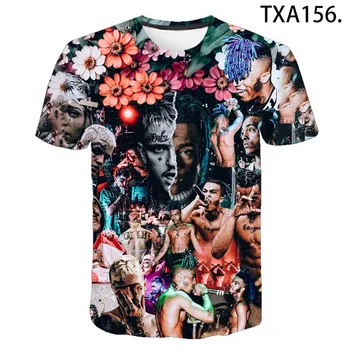 2020 Naujas Xxxtentacion Vasaros 3D marškinėliai Vyrams, Moterims, Vaikams, Mados Streetwear Berniukas Mergaitė Vaikai Atspausdintas T-shirt Kietas Viršūnes Tee