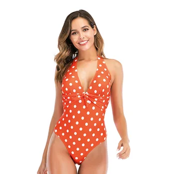 2020 Seksualus vientisi maudymosi kostiumėlį Moteris Banga Taško Moterų maudymosi Kostiumėliai, Push Up Maudymosi Kostiumai Bodysuits Paplūdimio Drabužiai Giliai V-kaklo Monokini