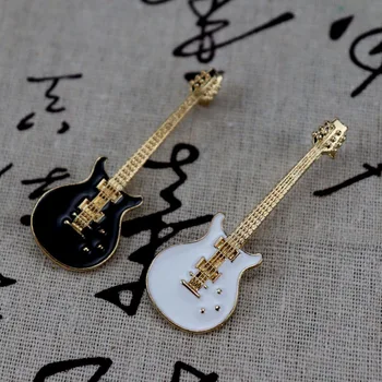 2020 m. Kalėdų dovana Naujų Europos ir Amerikos retro stiliaus Emalio Gitara instrumentas smuikas subtili sagė