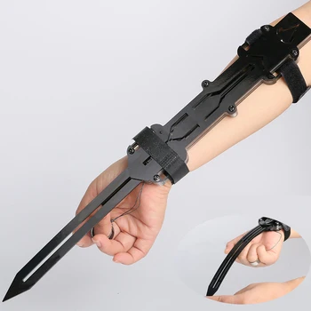 2020 naujas rankovės kardas cosplay žudikas hidden blade Edvardas ginklas kaukolė rankovės, rankovės kardas +dėklas rekvizitai vaikų Helovinas dovana