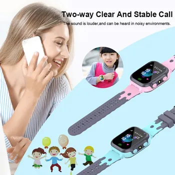 2021 vaikas Telefono skambutį, Kids, Smart Žiūrėti vaikams SOS Antil-prarado Vandeniui Smartwatch Kūdikių 2G SIM Kortelės buvimo Vietą Tracker laikrodžiai