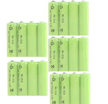 20PCS NI-CD AA Baterijos 1.2 v Įkraunamas nicd Baterija 1.2 V Ni-Cd aa Baterias bateria recargable