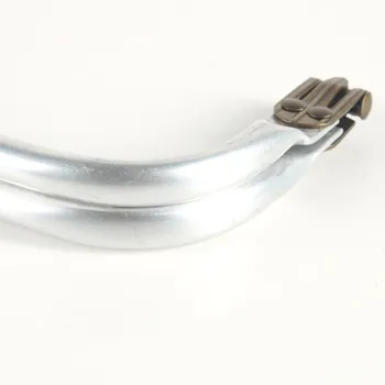 20cm 25 cm 30 cm metalinis rėmas aliuminio, vamzdinės vidinis lankstas Maišo rėmo rankinėje rėmo sidabro spalvos metalinės dėžutės sankabos rankinėje rėmelį