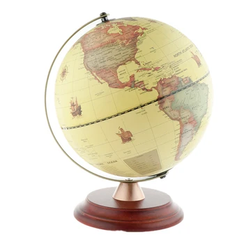 23cm Dia LED šviesos Pasaulio Žemės Rutulio Žemėlapis Geografija Švietimo Žaislas Su Stovu Office 