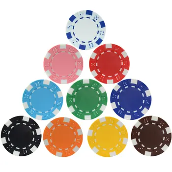 25 VNT./DAUG Pokerio Žetonų 11.5 g Lygintuvas/ABS Klasikinis Entertament Žetonų 5 Spalvų Texas Hold ' em Pokerio Didmeninė Pigūs Pokerio Žetonų