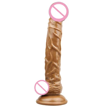 250*40mm Ilgio Minkštas Milžinišką Dildo Su siurbtuko Didelis Gaidys Arklio Penis Dirbtinis Vibratorių Moterų Penis Sekso Produktai Moterims