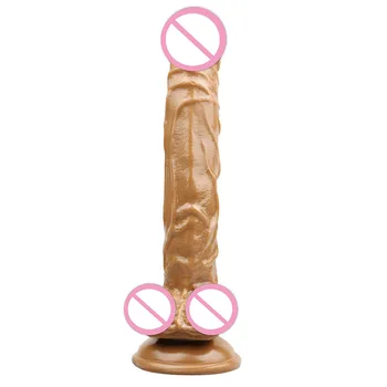 250*40mm Ilgio Minkštas Milžinišką Dildo Su siurbtuko Didelis Gaidys Arklio Penis Dirbtinis Vibratorių Moterų Penis Sekso Produktai Moterims