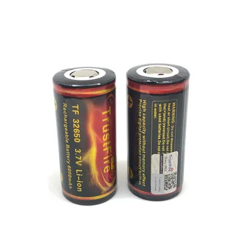 2VNT/DAUG TrustFire 32650 daugkartinio Įkrovimo Baterija Didelės Talpos, 6000mAh, 3,7 V Ličio Baterijos su PCB Saugomų Valdyba