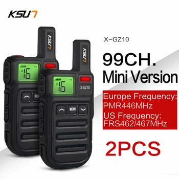 2VNT X-GZ10 Mini FRS Walkie Talkie PMR446 UHF FRS462-467MHz Radijo 