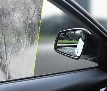 2vnt/Komplektas stabdžių Rūko Rainproof automobilių veidrodėliai langą skaidri plėvelė atspari vandeniui apsaugine membrana automobilių Lipdukai BMW F30 F20 F10