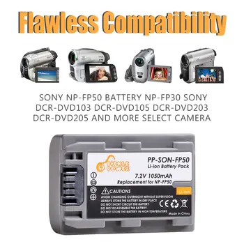 2vnt NP-FP50 NP-FP51 Fotoaparato Baterija +Dual USB Kroviklis Sony NP-FP70 NP-FP90 DVD HandyCam DCR-DVD105 DVD202E DVD92 SR100 HC18E