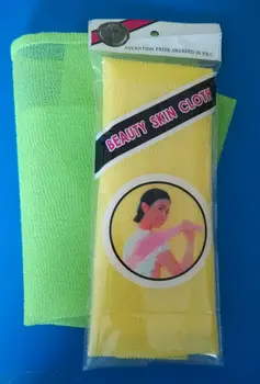 2vnt grožio odos drėkinamasis medžiaga washcloth japonų kūno prausiklis rankšluostį nailono vonia rankšluostį odos poliravimo rankšluostį