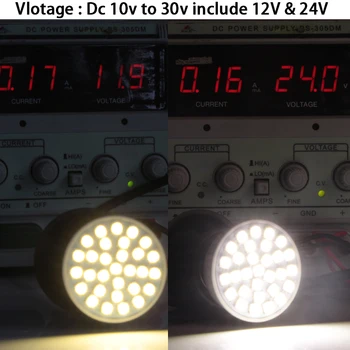 2vnt gu 10 led prožektoriai, 4W Ac Dc 12v 24v lemputės šviesos smd 5050 30 led Gu10 žemos įtampos super namų lubų lempa 180 laipsnių lemputes