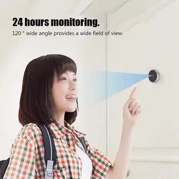 3,0 colių Skaitmeninio Vedio Durų Akutė Bell Fotoaparatas 120 Laipsnių Plataus Kampo LCD Spalvotas Ekranas, Elektroninė durų Akutė Viewer Akių Doorbell