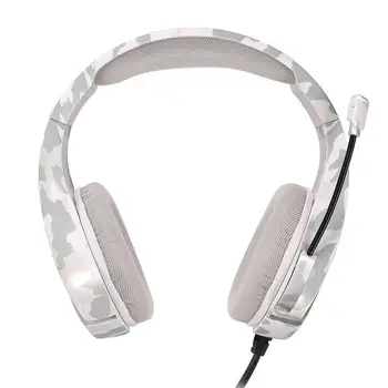 3,5 mm USB Galvos montuojamas Žaidimų Ausinės Laidinis Mikrofonas Stereo Bass USB Ausines Spalvinga Švyti LED Šviesos Kompiuteris PC Earphon