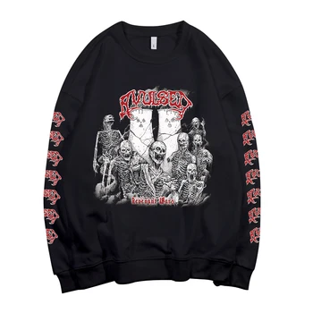 3 dizaino Avulsed Kaukolė Corss Deathcore Pollover Palaidinukė roko hoodie sunkiųjų metalų sudadera rokeris streetwear, vilnos Viršutiniai drabužiai