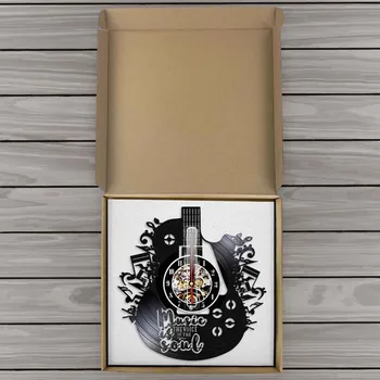30CM Vinilo Įrašas Sieninis Laikrodis Muzikos Vyras Kūrybinis Dizainas Cool Apšvietimo Horloges Klok Kabinti Žiūrėti Namų Dekoro Kambarį Miegamasis