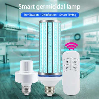 35W UV Baktericidinė Lempa E27 LED uv-C Sterilizacijos, Dezinfekcijos Šviesos Sterilizer Kukurūzų Svogūno Ozono ir Ultravioletinės Nužudyti Erkių Šviesos