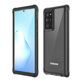 360 viso Kūno Patikima Atgal Case for Samsung Galaxy Note 20 Itin atsparus smūgiams Padengti su Screen Protector Filmas
