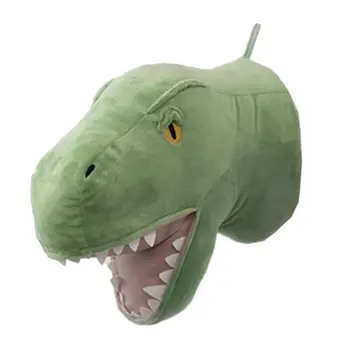 3D Animacinių filmų Gyvūnų Galvos Dinozaurų Įdaryti Pliušinis Žaislas, skirtas Vaikų Kambario Sienų Dekoras GXMB