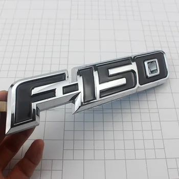 3D F-150 ABS Galinis Automobilio Kėbulo ir Bagažinės dangtis Emblema Lipdukai Lipdukas Nominalių dėl F150 Automobilių Reikmenys
