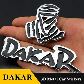3D metalo automobilių lipdukai automobilio stilius Dakaro Ralio visureigis VISUREIGIS Logotipas Ženklelis Motociklų Lipdukai Jeep Wrangler Grand Cherokee PHEV