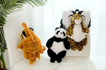 40cm Tigras Panda Bear Kuprinė Pliušinis Reguliuojamas Schoolbags iškamša Maišelį Darželio Pliušinis Kuprinė Žaislai, Vaikų Dovanų