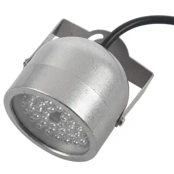 48 LED Infraraudonųjų spindulių Naktinio Matymo Saugos Kamera, VAIZDO Kameros DC12V Sidabrinė