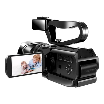 4K Vaizdo kamera Kamera KOMERY Skaitmeninis Vlogging vaizdo Kamera 3.0 Colių Jutiklinis Ekranas, Naktinio Matymo WiFi Kamera su Mikrofonu