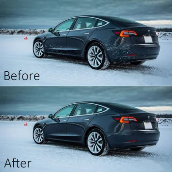 4pcs/nustatyti Tesla Model 3 automobilių Purvo Atvartais Splash Apsaugai Sparnas SnowProof dulkėms atsparus vandeniui Mudguars už Tesla Model3 2016-2019