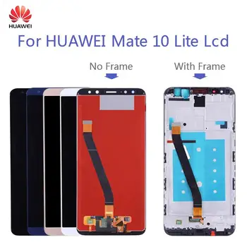 5.9 Colių skaitmeninis keitiklis Skirtas Huawei Mate 10 Lite LCD Ekranas+Touch ekranas Ekrano Stiklo plokštė komplektuojami su rėmo Mate 10 Lite lcd